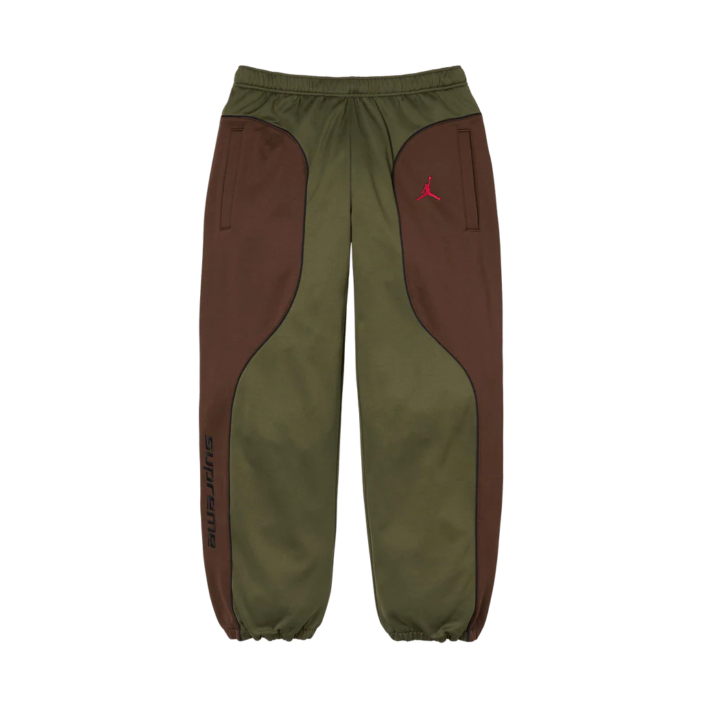 Jordan x Supreme Tracksuit Pants Olive