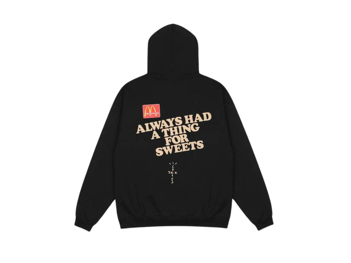 Travis Scott x McDonald's Apple Pie Hoodie Washed Black