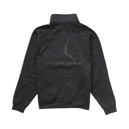 Jordan x Supreme Trickot Track Jacket Black