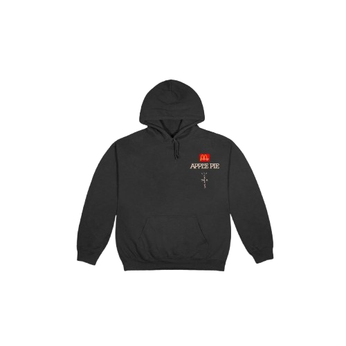 Travis Scott x McDonald's Apple Pie Hoodie Washed Black